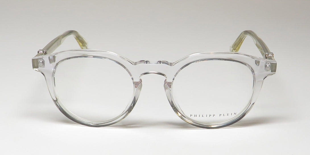 Philipp Plein Vpp060 Plein Hexagonal Pyramid Eyeglasses