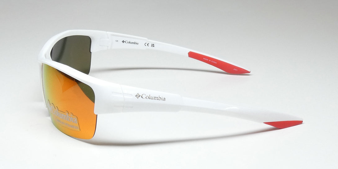 Color_shiny white / red