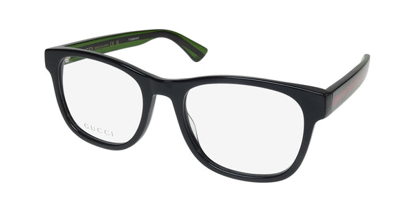 Color_black / green transparent / red