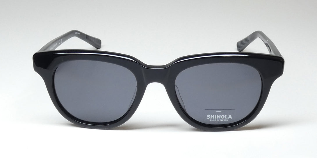 New SHINOLA by Flexon SH-1501S 001 Black Sunglasses with Grey Lenses Shinola SH1501S Sunglasses | FREE Shipping - Go-Optic.com main image 4