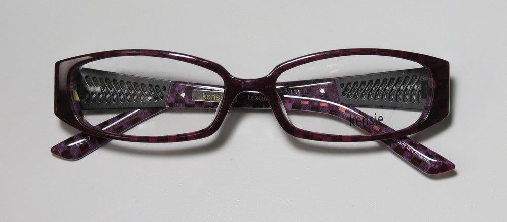 Color_square pattern burgundy / purple