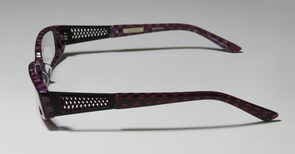 Color_square pattern burgundy / purple