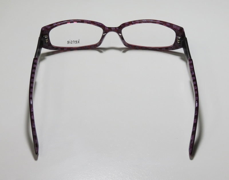 Color_square pattern burgundy / purple