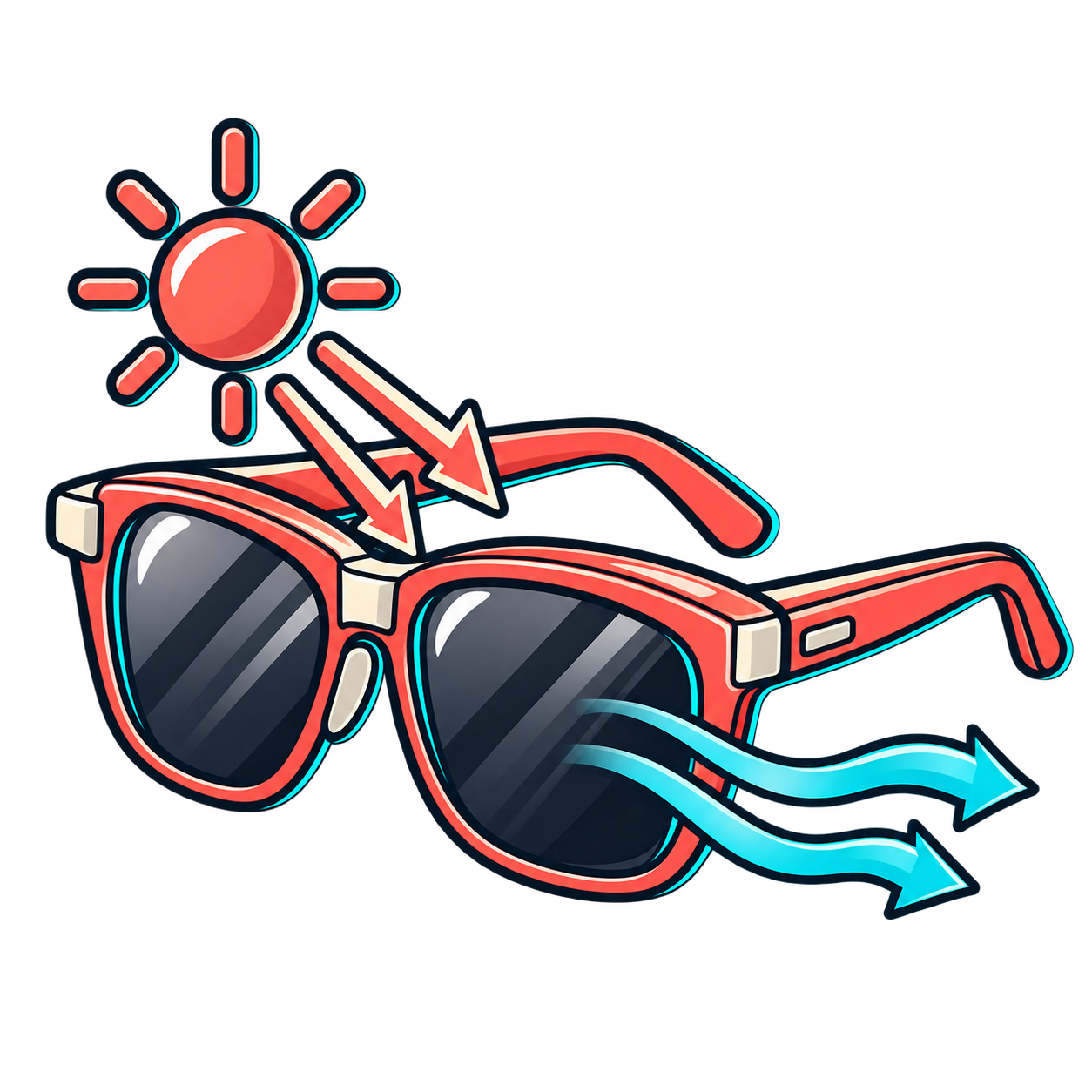 Certified UV400 optical protection and polarized sun lenses in luxury designer sunglasses at ModaFrames